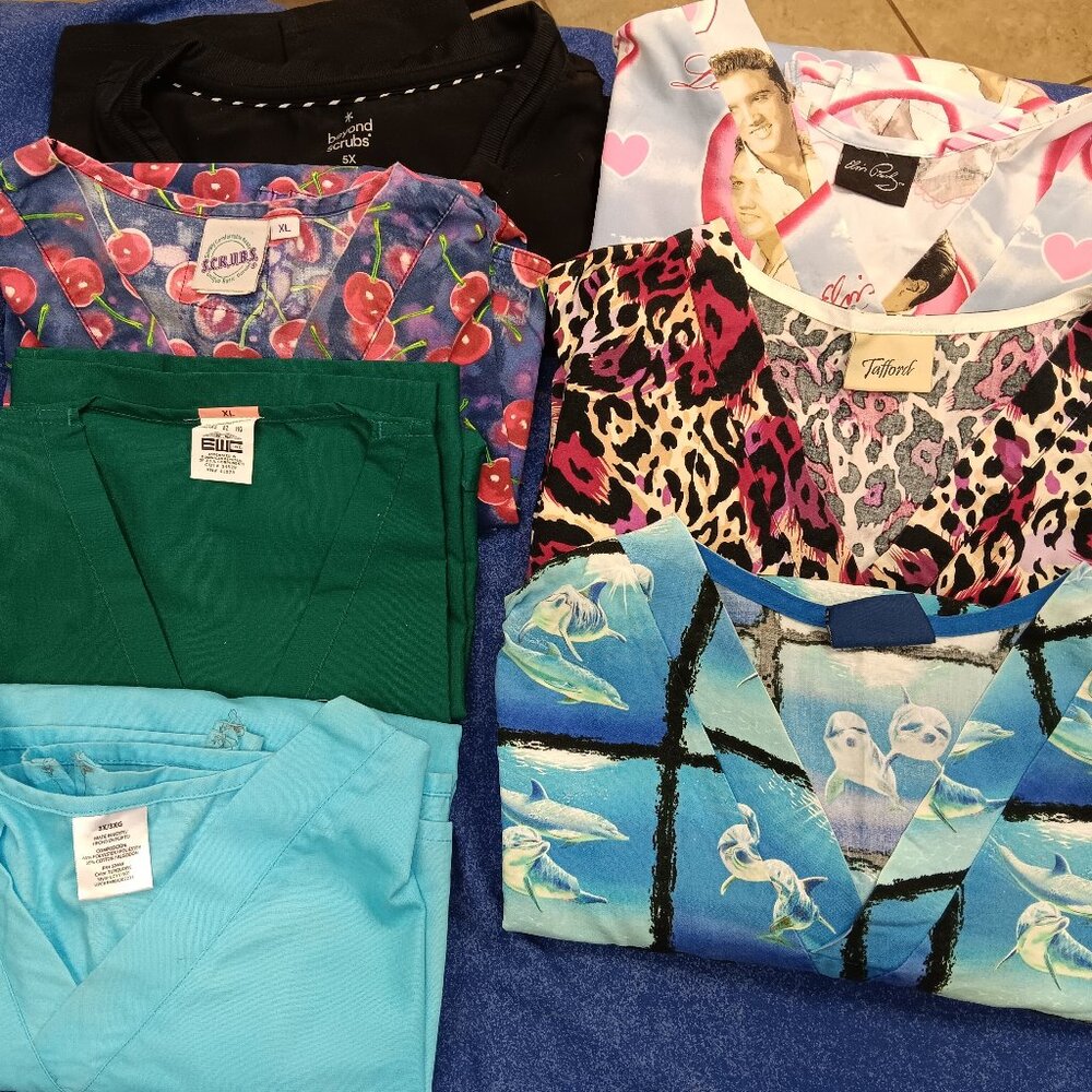 Scrubs tops Bundle XL-5XL
